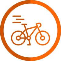 Fahrrad-Vektor-Icon-Design vektor