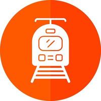 Straßenbahn-Vektor-Icon-Design vektor