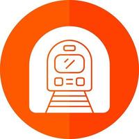 U-Bahn-Vektor-Icon-Design vektor