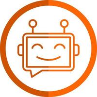 chatbot vektor ikon design