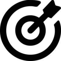 mål fokus ikon symbol design bild, illustration av de Framgång mål ikon begrepp. eps 10 vektor