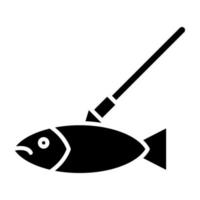 Speerfischen Symbol Stil vektor