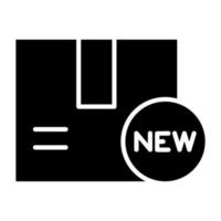 Neu Produkt Symbol Stil vektor