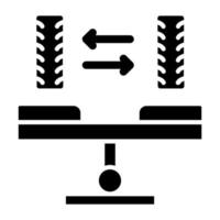 balancieren Symbol Stil vektor