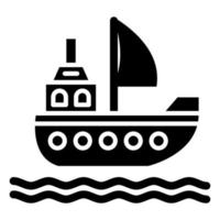 segeln Symbol Stil vektor