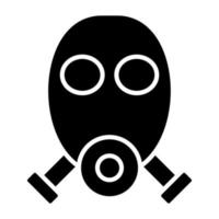 gas mask ikon stil vektor