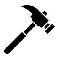 hammare ikon stil vektor