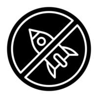 Anti Krieg Symbol Stil vektor