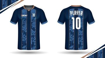 fotboll jersey design för sublimering, sport t skjorta design vektor