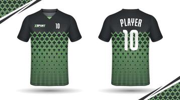 Fußball-Trikot-Design für Sublimation, Sport-T-Shirt-Design vektor