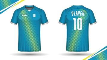 fotboll jersey design för sublimering, sport t skjorta design vektor