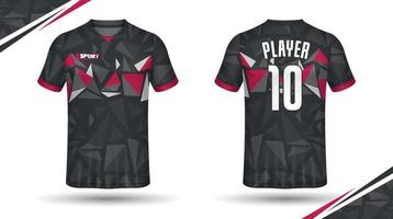 fotboll jersey design för sublimering, sport t skjorta design vektor