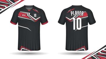 fotboll jersey design för sublimering, sport t skjorta design vektor