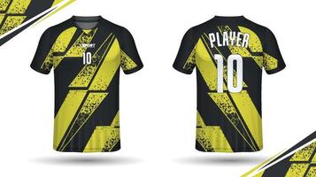 Fußball-Trikot-Design für Sublimation, Sport-T-Shirt-Design vektor