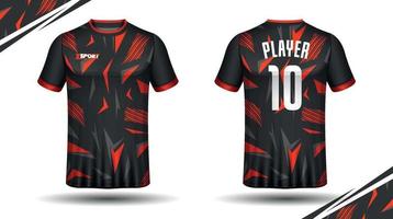 fotboll jersey design för sublimering, sport t skjorta design vektor