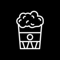 Popcorn-Vektor-Icon-Design vektor