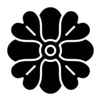 Anemone Symbol Stil vektor