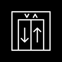 Lift-Vektor-Icon-Design vektor