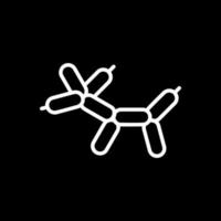 Ballon-Hund-Vektor-Icon-Design vektor