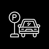 Parkplatz-Vektor-Icon-Design vektor