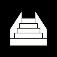 Treppenvektor-Icon-Design vektor