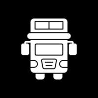 Doppeldecker-Bus-Vektor-Icon-Design vektor