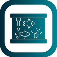 Aquarium-Vektor-Icon-Design vektor