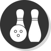 Bowling-Vektor-Icon-Design vektor