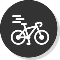 Fahrrad-Vektor-Icon-Design vektor