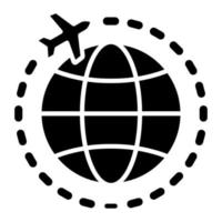 International Flug Symbol Stil vektor