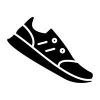 Schuh Symbol Stil vektor