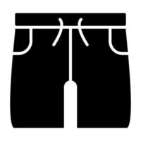 Shorts-Symbolstil vektor