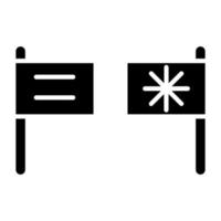 Flaggen-Icon-Stil vektor