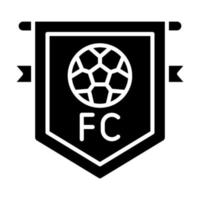 Fußball Verein Symbol Stil vektor