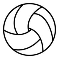 strand volleyboll ikon stil vektor