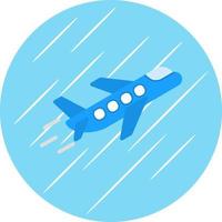 Flugzeug-Vektor-Icon-Design vektor