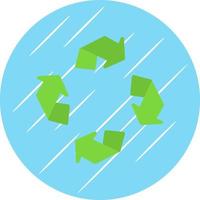 Recycling-Vektor-Icon-Design vektor