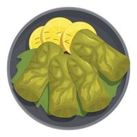 Dolma Vorspeise Symbol Karikatur Vektor. Essen Küche vektor