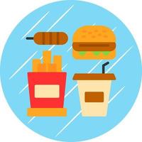 Fastfood-Vektor-Icon-Design vektor