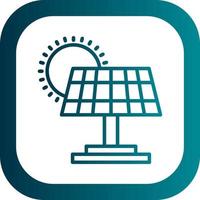 Solarpanel-Vektor-Icon-Design vektor