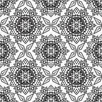 Blumenmandala. Vintage dekorative Elemente. orientalisches Muster, Vektorillustration. vektor