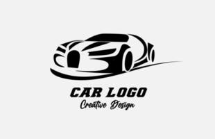 schwarz Weiß Auto Logo Symbol Design mit Formen. Automobil kreativ Vorlage kreativ Vorlage zum Unternehmen und Geschäft vektor