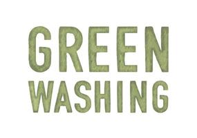 grön tvättning. begrepp logotyp kalligrafi vattenfärg inskrift. vektor