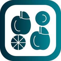 Vektor-Icon-Design für gesunde Ernährung vektor