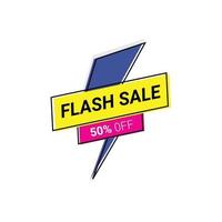 Vektor Flash Sale Banner Tag
