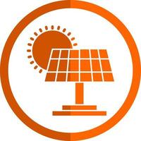 Solarpanel-Vektor-Icon-Design vektor