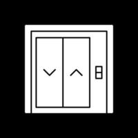 Aufzug-Vektor-Icon-Design vektor