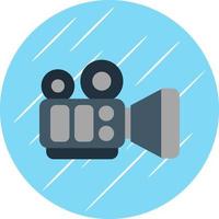 Filmkamera-Vektor-Icon-Design vektor