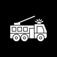 Feuerwehrauto-Vektor-Icon-Design vektor