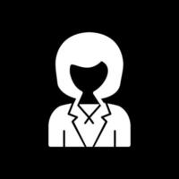 Stewardess-Vektor-Icon-Design vektor